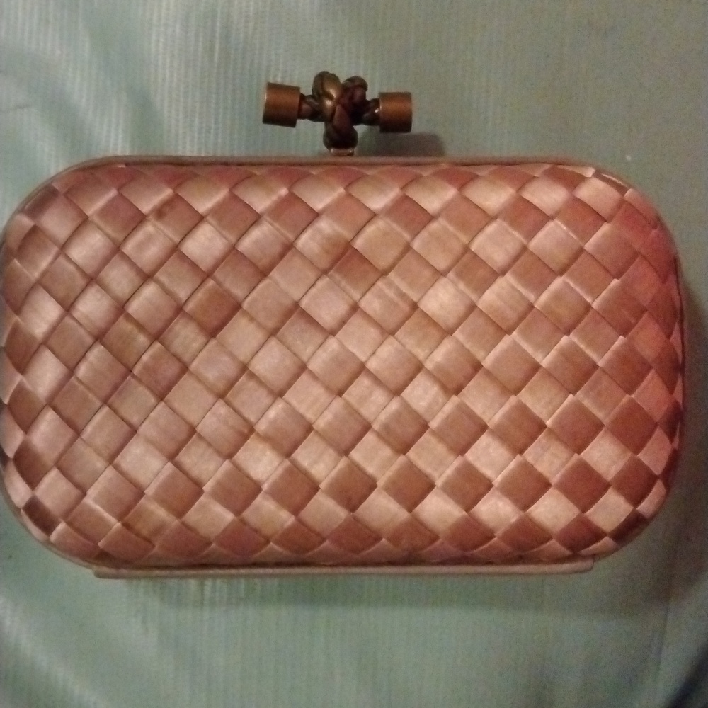 Bottega Veneta Intrecciato Impero Knot Clutch